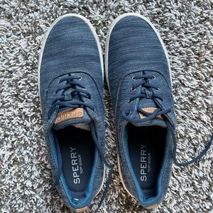Sperry Blue Canvas Shoes size 11
